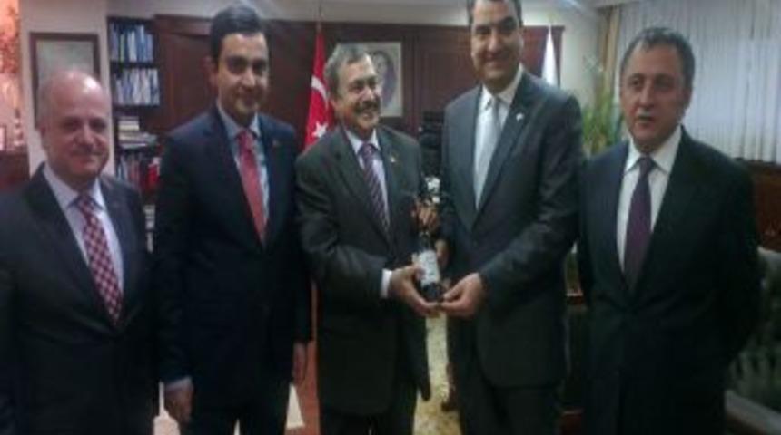 Kırşehir Heyeti Bakan Eroğlu Ile G&ouml;r&uuml;şt&uuml;