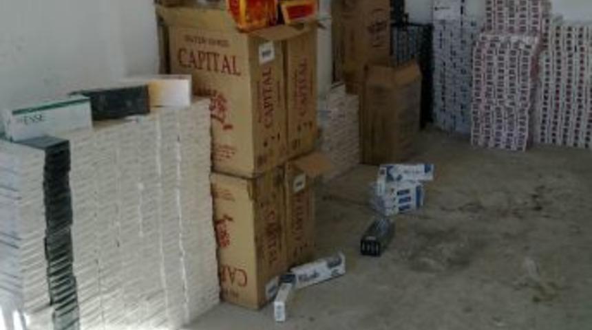 Erzincan&rsquo;da 31 Bin Paket Ka&ccedil;ak Sigara Ele Ge&ccedil;irildi