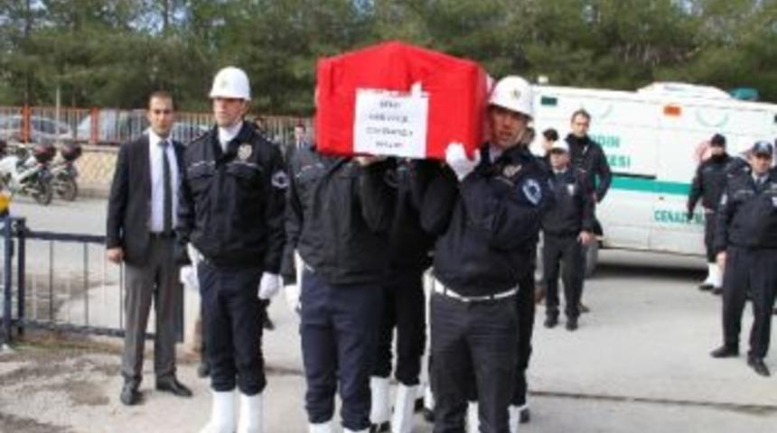 Şehit Polis Memuru T&ouml;renle Memleketine Uğurlandı