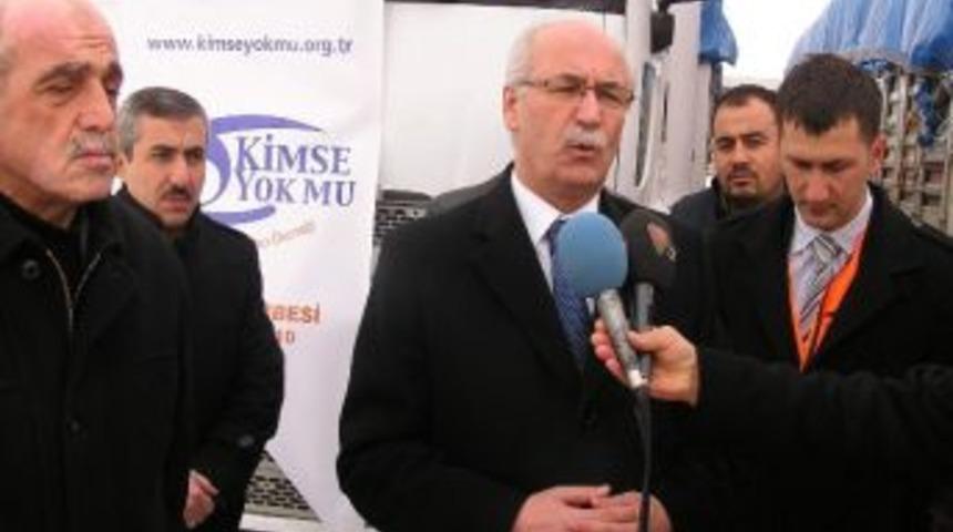 Malatya'dan Suriye'ye 2 Tır Yardım G&ouml;nderildi