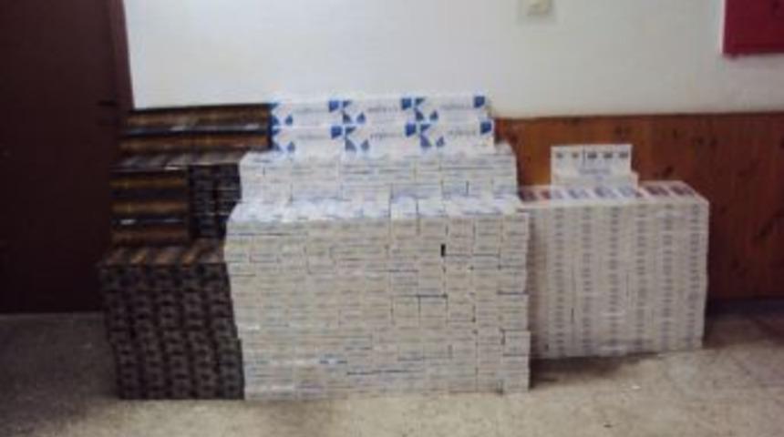 Jandarmadan Ka&ccedil;ak Sigara Operasyonu