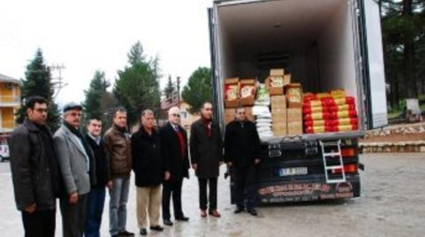 Akseki&rsquo;de Suriyeliler İ&ccedil;in 3 Ton Gıda Yardımı Toplandı
