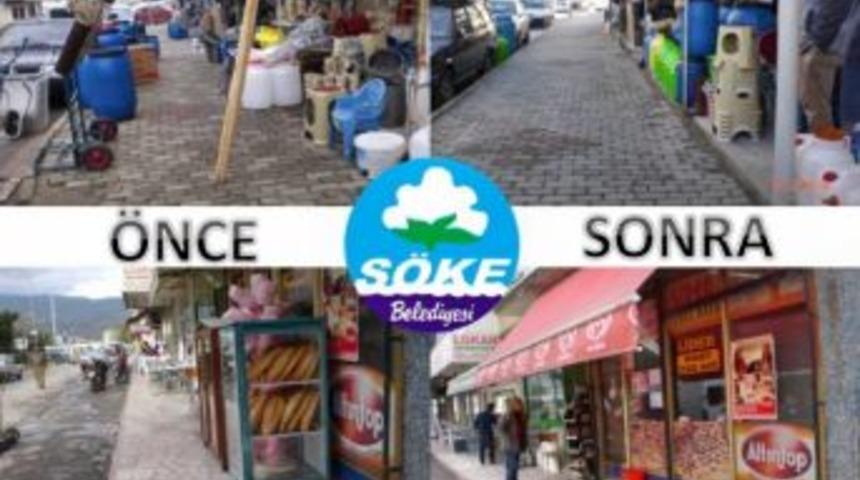 S&ouml;ke Belediyesi'nin Kaldırım Denetimleri Sonu&ccedil; Veriyor