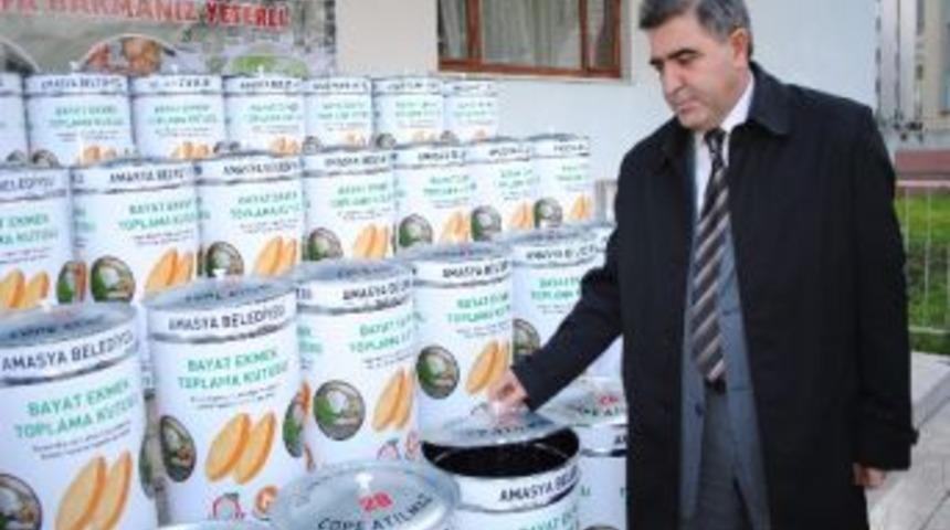Amasya'da Bayat Ekmek Toplama Kampanyası Başlatıldı