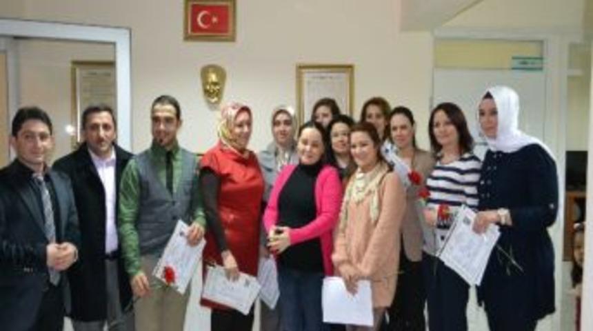 Meslek Akademi Merkezinde Sertifika Heyecanı