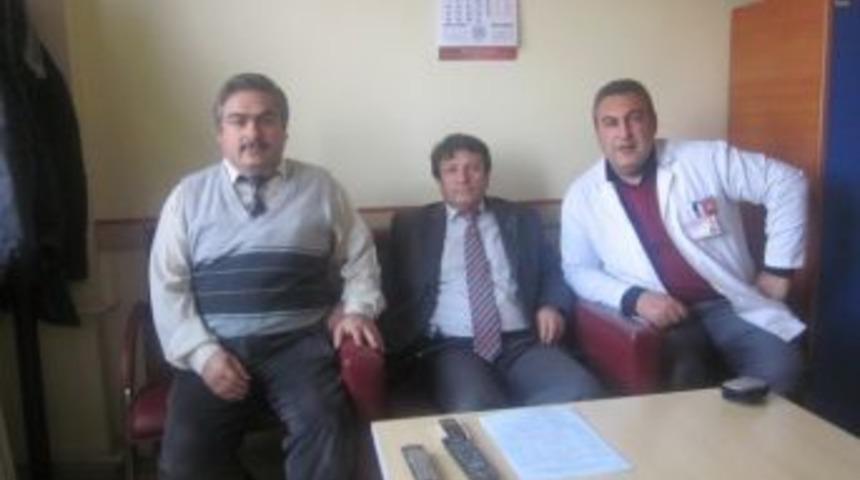 T&uuml;rk Sağlık-sen Y&ouml;neticilerinden &Uuml;rg&uuml;p Devlet Hastanesine Ziyaret