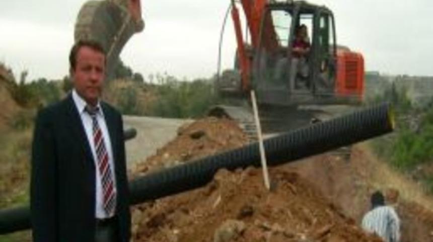 Mut&rsquo;ta Kanalizasyon &Ccedil;alışmaları