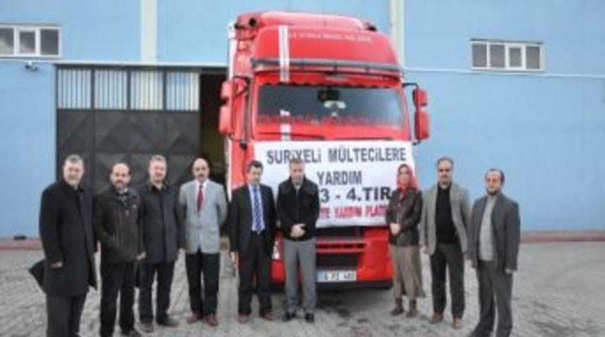 İneg&ouml;l'den Suriye'ye Yardımlar S&uuml;r&uuml;yor