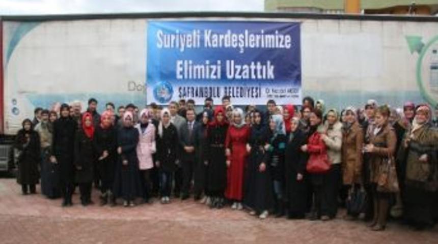 Safranbolu Belediyesi&rsquo;nden Suriye&rsquo;ye Yardım