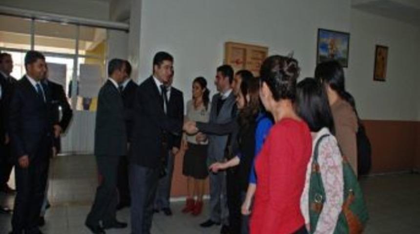 Lice Kaymakamı &Ouml;zbek'ten Yibo'ya Ziyaret