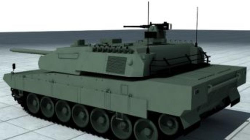 Milli Tank Altay, &Ouml;ğrenci Tarafından Modellendi
