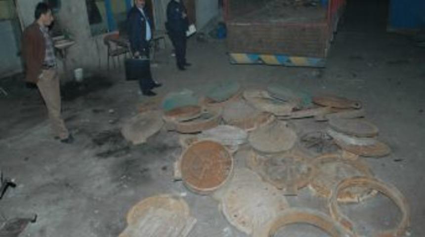 R&ouml;gar Kapağı Hırsızlığında Akıl Almaz Y&ouml;ntem Kullanılıyor