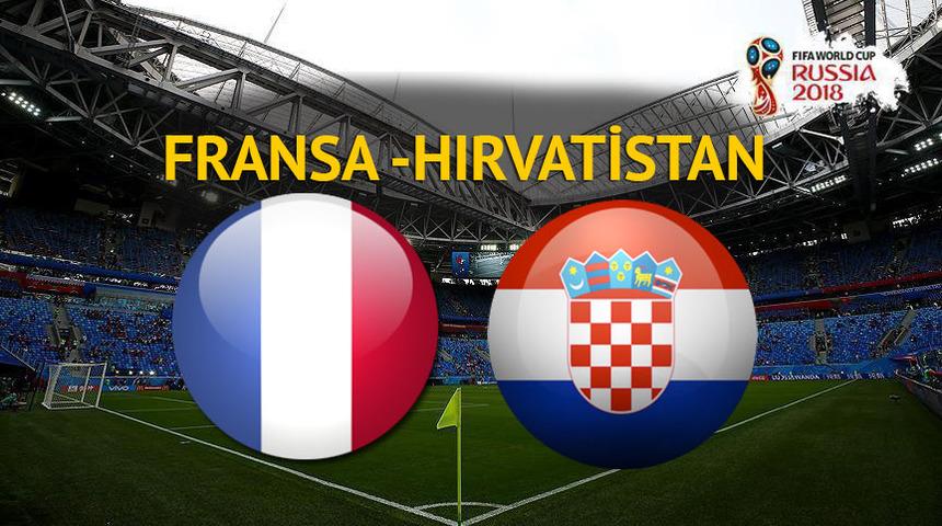 Fransa - Hırvatistan maçı ne zaman oynacak? Dünya Kupası finali Fransa - Hırvatistan maç saatine dikkat!