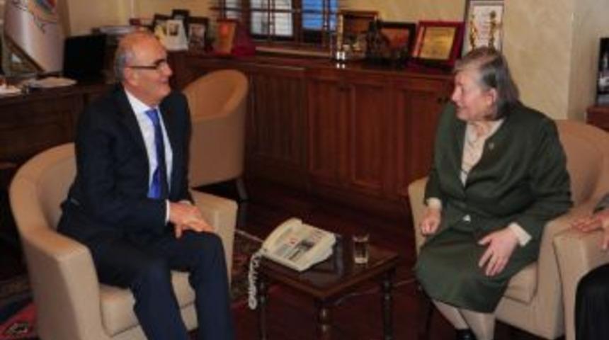 Başkan Yılmaz&rsquo;a Ziyaretler