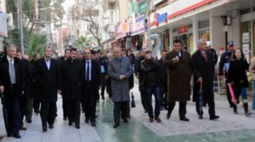 Başkan Erg&uuml;n&rsquo;den &Ccedil;arşı Esnafına Ziyaret