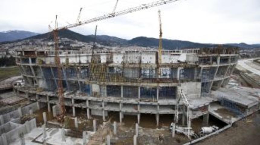 Timsah Arena İnşaatı Devam Ediyor