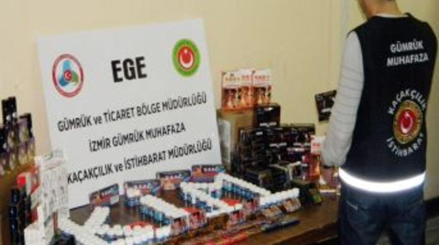 İzmir'de Ka&ccedil;ak Ila&ccedil; Operasyonu