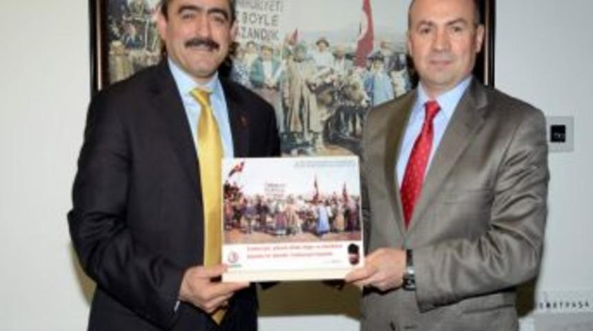 Nazilli Belediye Başkanı Alıcık&rsquo;tan Uşak Belediyesine Ziyaret