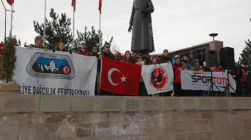 Dağcılar Kış Egitimi İ&ccedil;in Erzurum&rsquo;da...