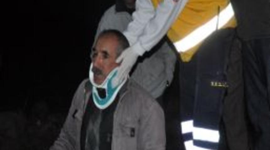 Kanala U&ccedil;an Otomobilde 1 Kişi Yaralandı