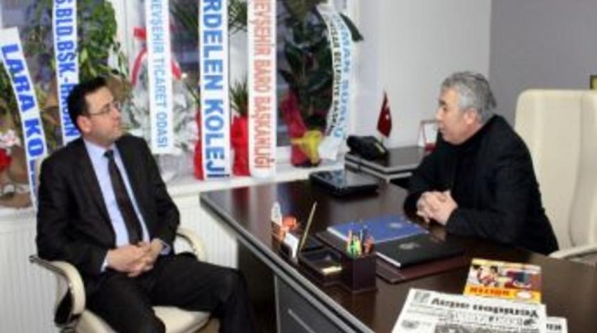 Ak Parti Nevşehir Milletvekili Ebubekir Gizligider Kapadokya Gazeteciler Cemiyeti’ni Ziyaret Etti