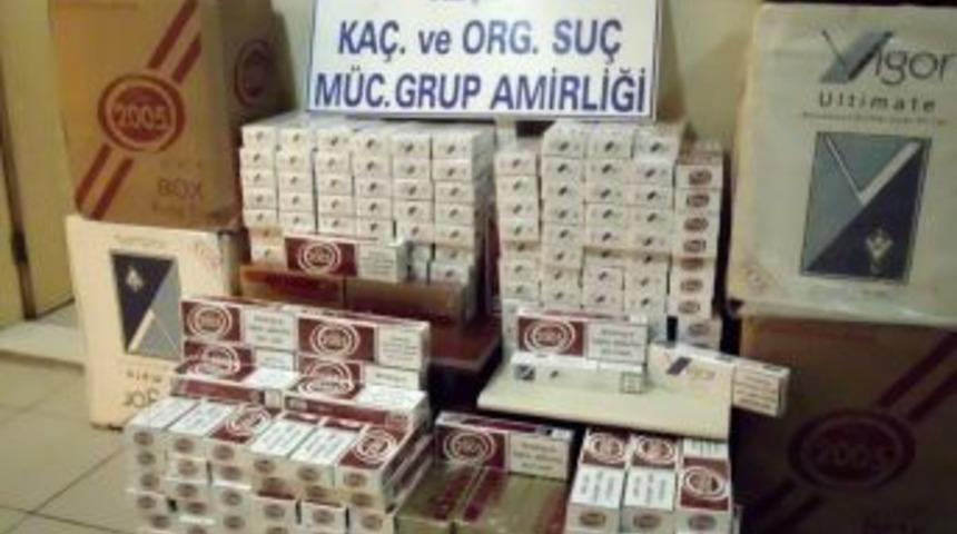 Kargoyla Ka&ccedil;ak Sigara Sevkıyatına Polis Engeli