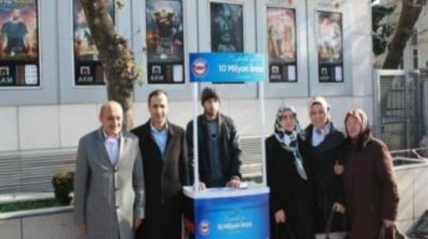 Baş&ouml;rt&uuml;s&uuml;ne &Ouml;zg&uuml;rl&uuml;k Kampanyasına Ak Partililerden Destek