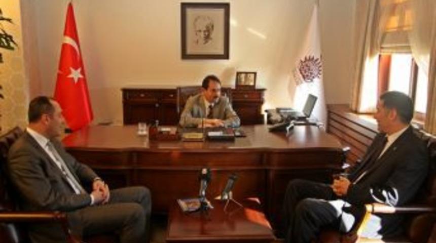 Iğdır Milletvekili Sinan Oğan Vali Başk&ouml;y'&uuml; ziyaret etti