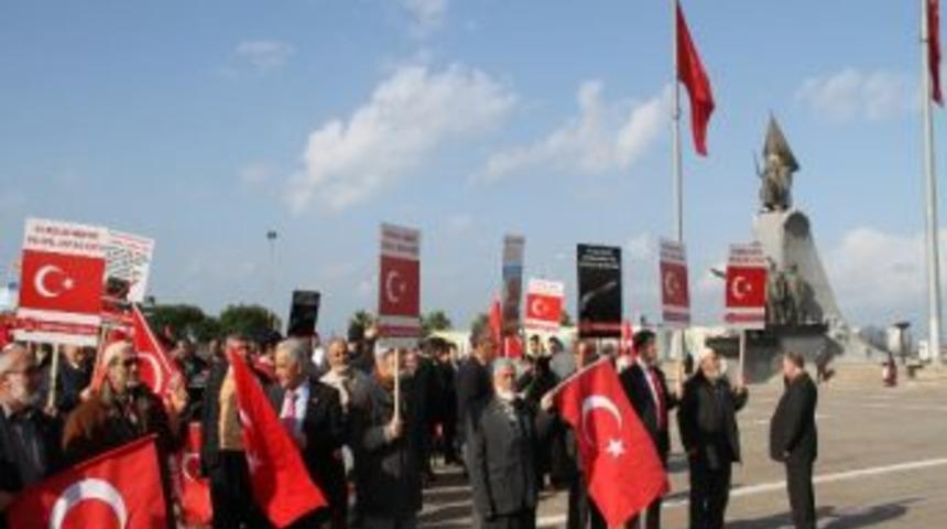 İskenderun&rsquo;da Patriot Protestosu