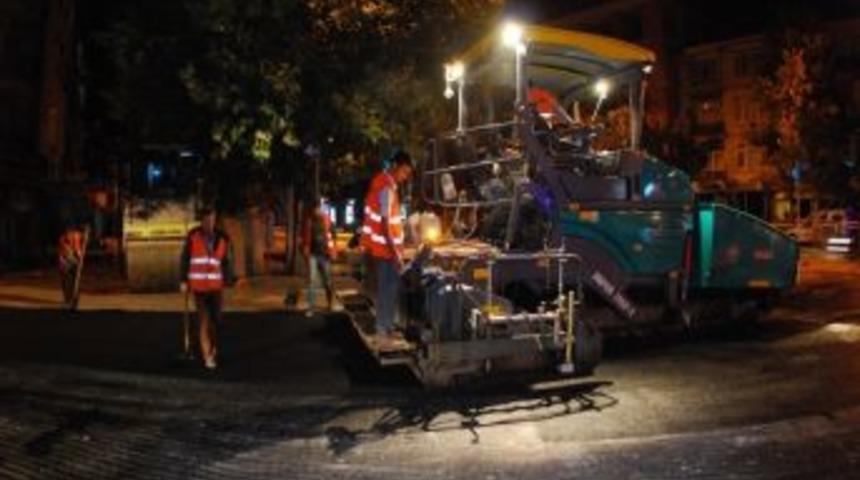 B&uuml;y&uuml;kşehir'den Asfalt Rekoru
