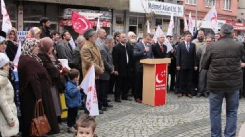Saadet Partisi&rsquo;nden Patriot Eylemi