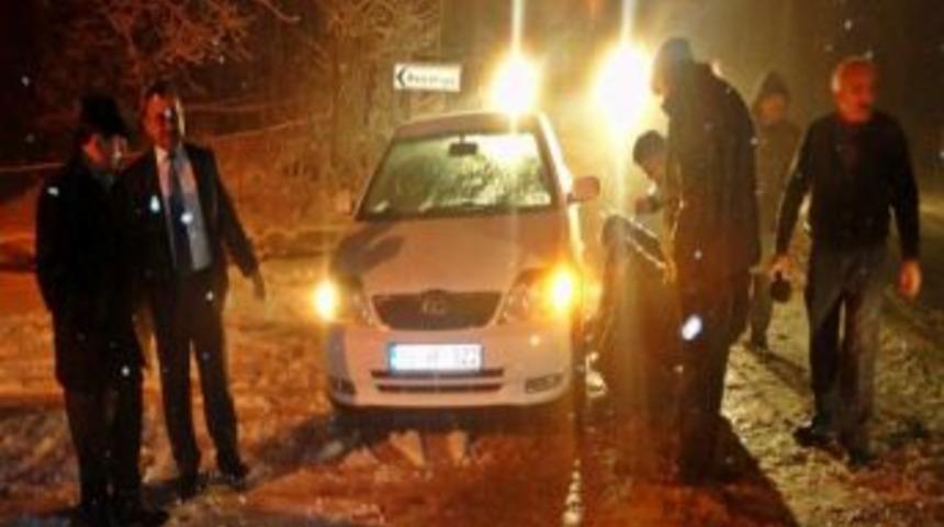 Vali Başk&ouml;y Karla M&uuml;cadele &Ccedil;alışmalarını İnceledi