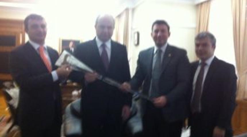 Ulupınar emniyet genel m&uuml;d&uuml;r&uuml;n&uuml; ziyaret etti