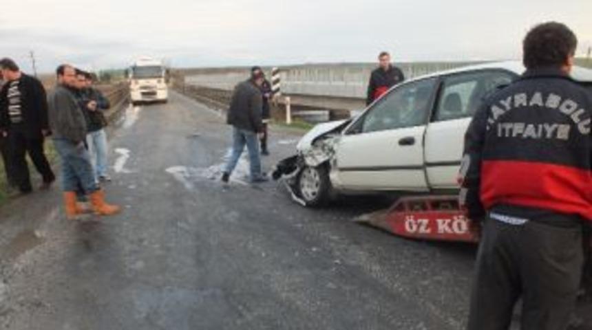 Hayrabolu&rsquo;da Trafik Kazası