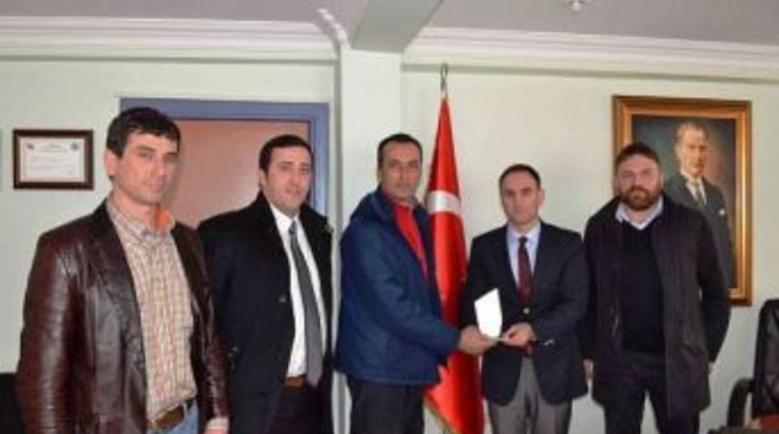 G&uuml;c&uuml;m Spor Kul&uuml;b&uuml;&rsquo;nden Şahin&rsquo;e ziyaret