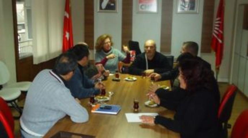 Gemlik Spor Kul&uuml;b&uuml;nden Cumhuriyet Halk Partisine ziyaret