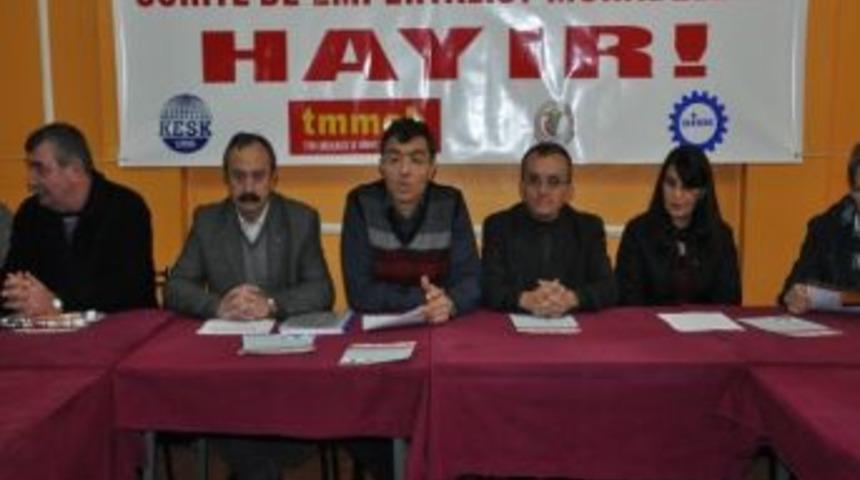 Kırklareli Tabip Odası Başkanı Muhacır; &ldquo;abd Emperyalizminin Taşeronu Olmayacağız!