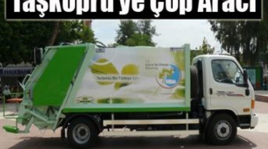 &Ccedil;evre Ve Şehircilik Bakanlığı'ndan Taşk&ouml;pr&uuml; Belediyesi'ne Temizlik Aracı