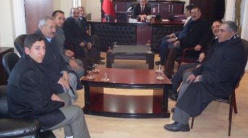 Şehit Ve Gazilerden Kaymakam D&uuml;ndar&rsquo;a Ziyeret