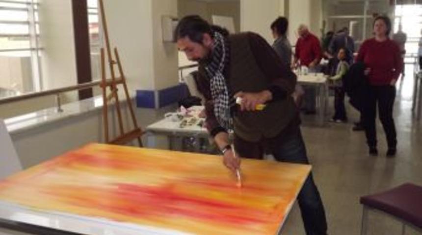 &Ccedil;orlu Devlet Hastanesi'nde 'Sağlıkta Sanat Eli' Projesi Başladı