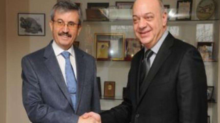 Baro Başkanı Balkız&rsquo;dan Başkan Erg&uuml;n&rsquo;e Ziyaret