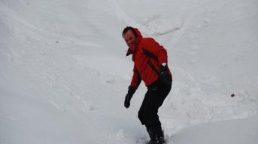 Ayder Yaylası Snowboard Sporcularının İlgisini &Ccedil;ekiyor