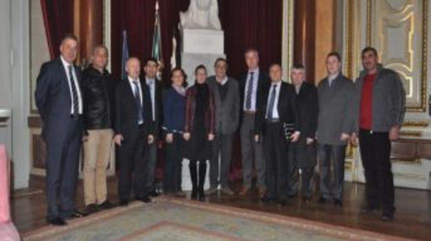 Edirne Katı Atık Y&ouml;netim Birliği Lizbon Katı Atık Tesislerini İnceledi