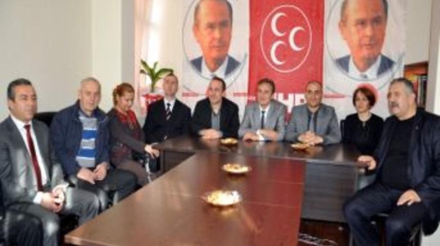 Kgd&rsquo;den Mhp&rsquo;ye &lsquo;hayırlı Olsun&rsquo; Ziyareti