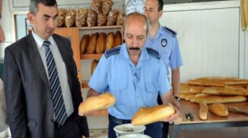 D&uuml;ş&uuml;k Gramajlı Ekmek Satan Fırıncılara Cezai İşlem Uygulandı