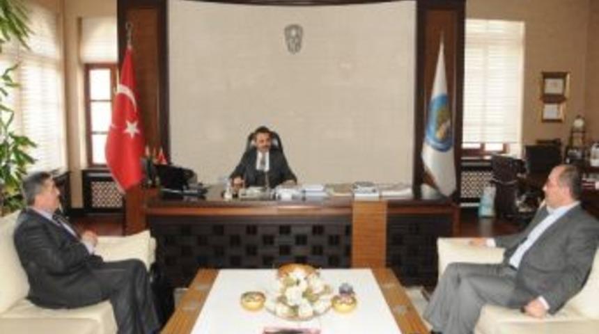 İha Genel M&uuml;d&uuml;r Yardımcısı Ballı&rsquo;dan Başkan K&uuml;lc&uuml;&rsquo;ye Ziyaret