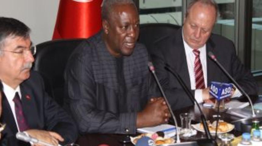 Gana Cumhurbaşkanı Mahama: G&uuml;ney Afrika&rsquo;da Ticari Partnerimiz T&uuml;rkiye Olsun