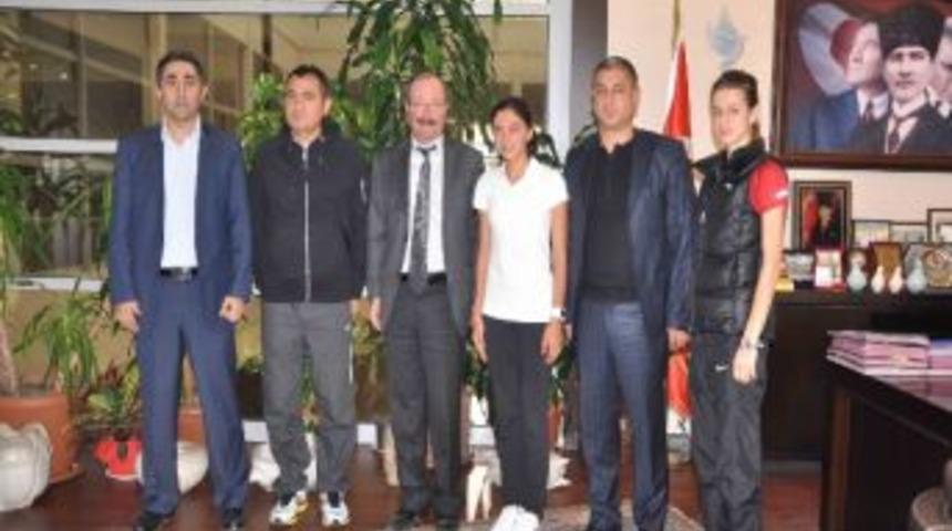 Olimpiyat İkincisi Gamze Bulut'tan Başkan Altung&uuml;n&rsquo;e Ziyaret
