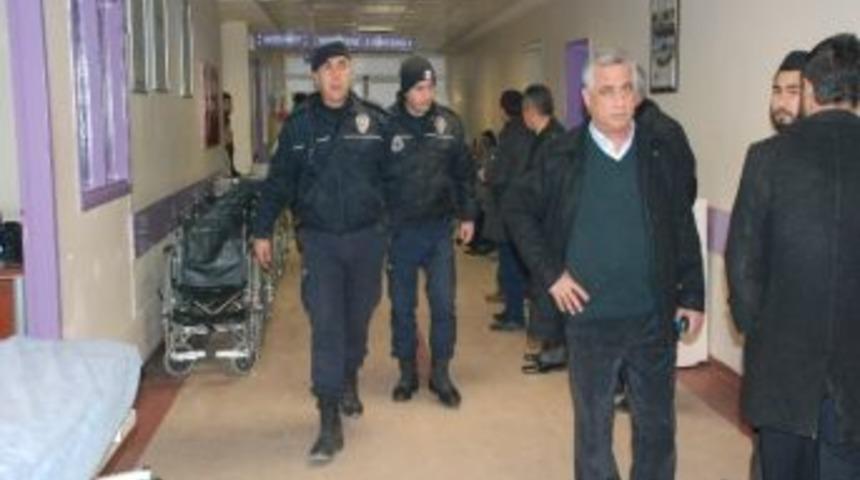 Suriye'den Gelen Mermiyle Yaralanan Şahıs, Özel Hastaneye Kaldırıldı