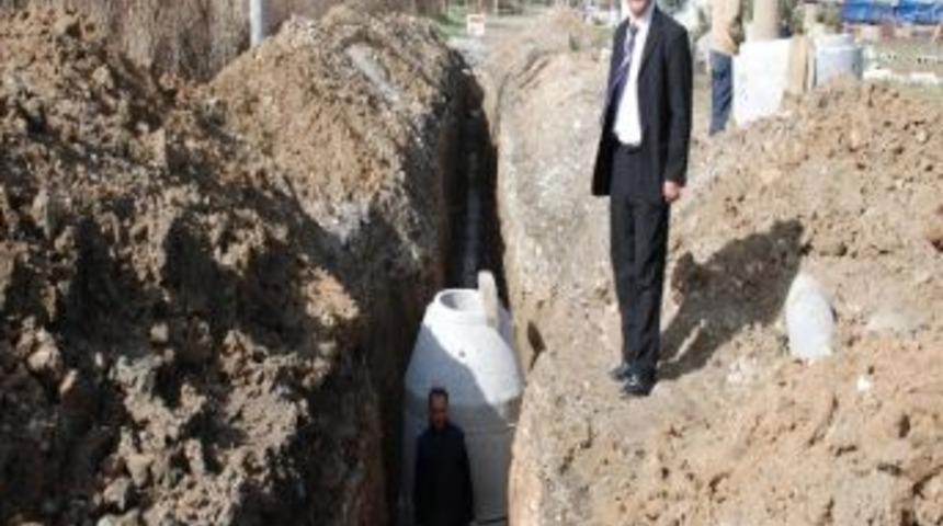 Bozarmut'a 15 Kilometrelik Kanalizasyon Şebekesi